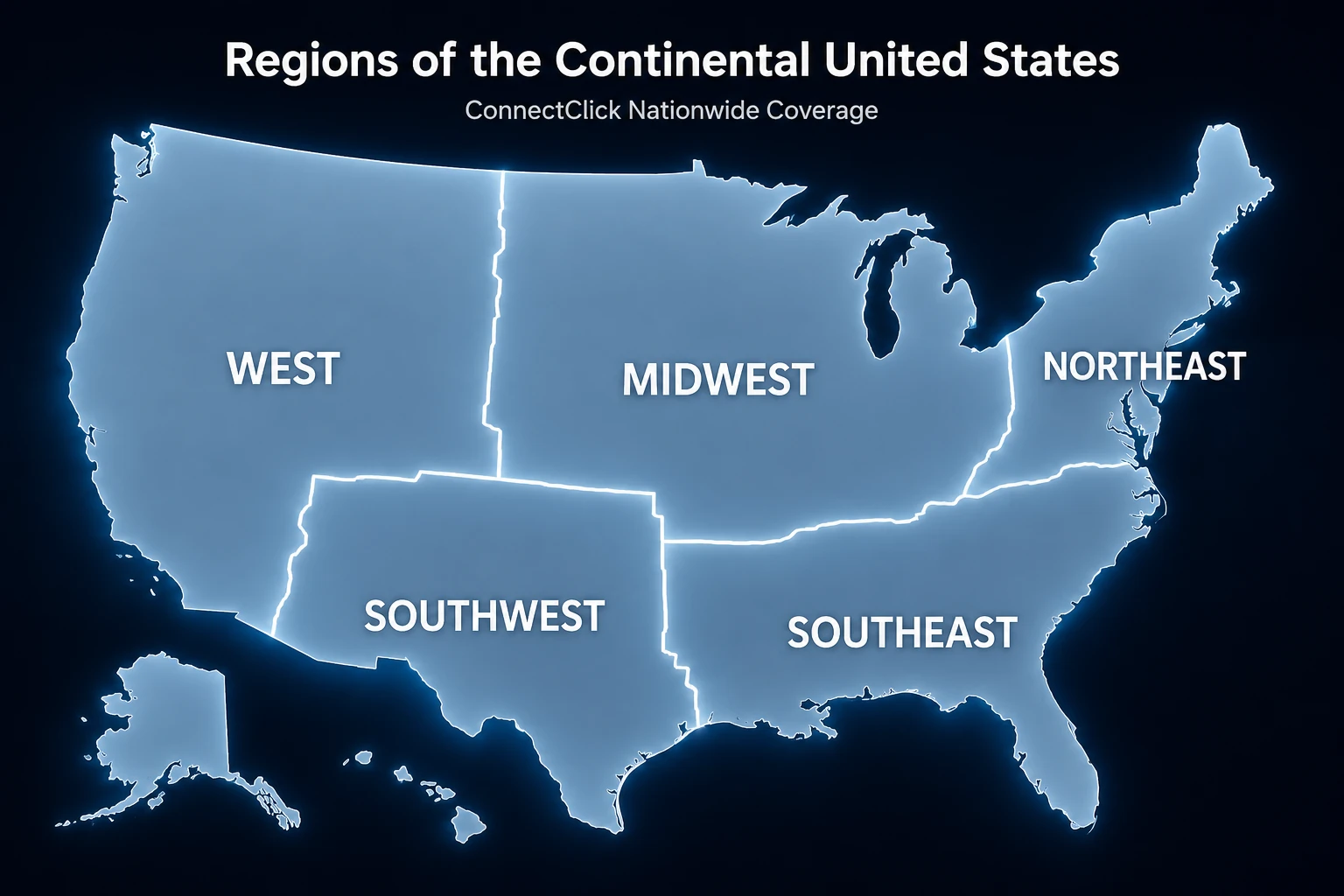 ConnectClick USA Coverage Map
